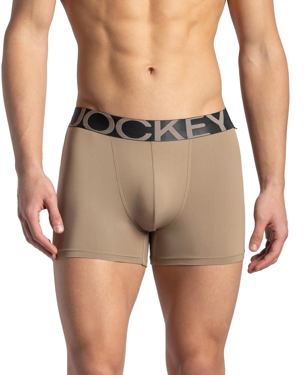 Jockey IC28 Men's Tactel Microfiber Elastane Stretch Solid Trunk with Moisture Move Treatment - Image 16