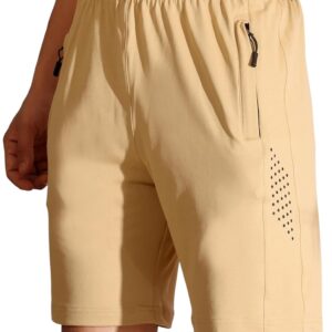RynoGear Men's Shorts with Zipper Pocket