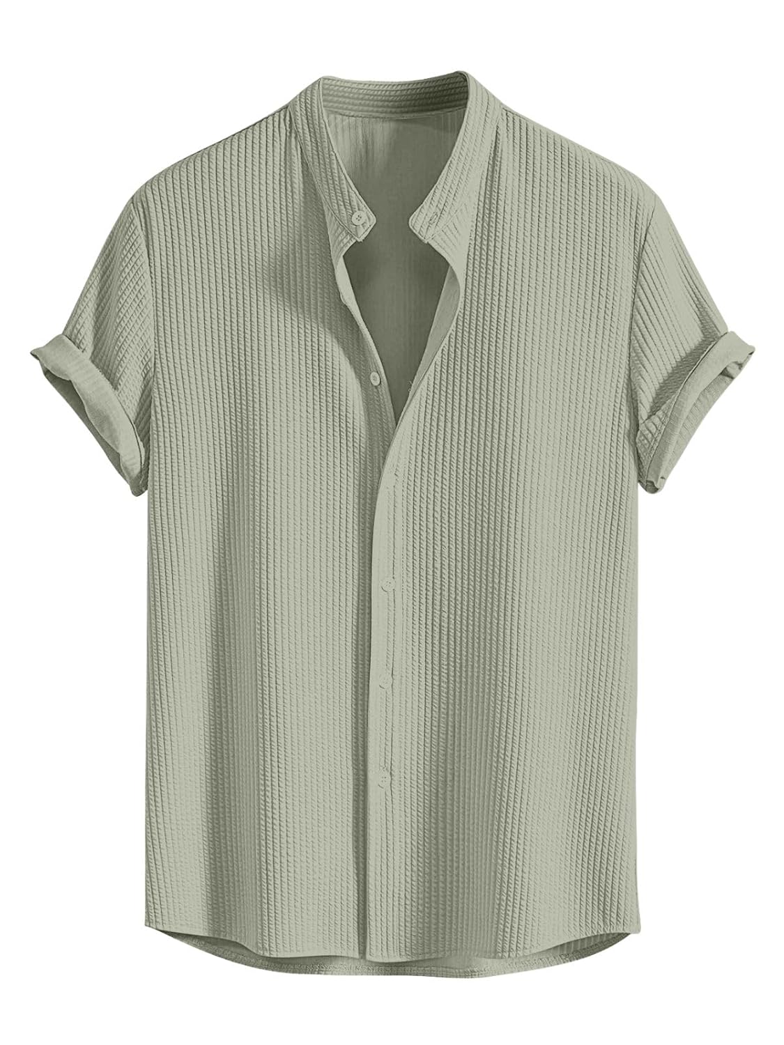 GRECIILOOKS Men's Polycotton Regular Fit Casual Shirt | Stylish | Printed | Solid | Short Sleeve | Trendy (Available in Plus Size) - Image 10