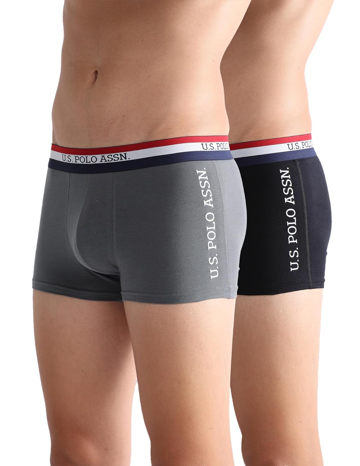 U.S. Polo ASSN. Mens ET002 Anti Microbial Branded Stretch Cotton Underwear Trunk -Pack of 1 - Image 7