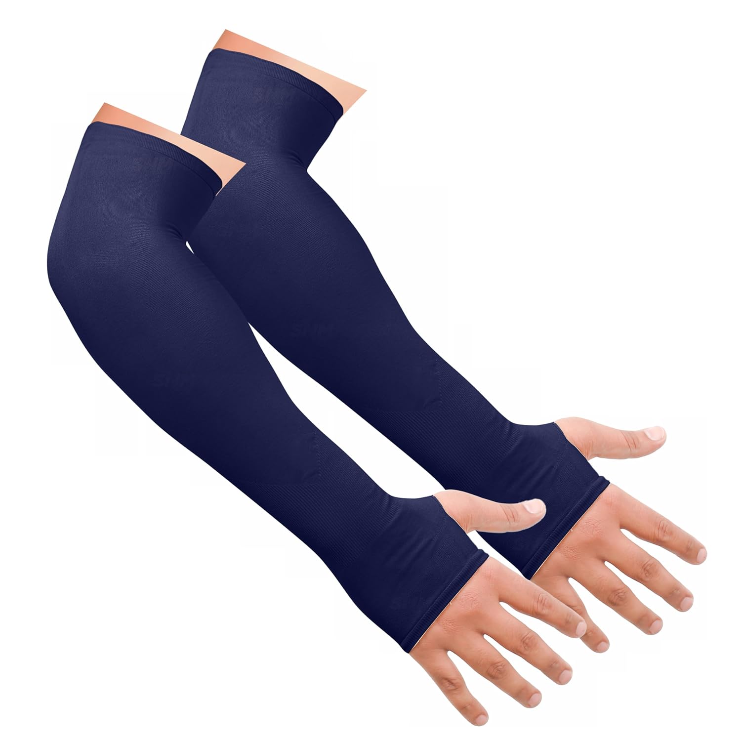 SNMMIFER UV Protection Arm Sleeves with Thumb Holes, Nylon Sun Protection Hand Cover for Running and Cycling, Unisex - Image 8