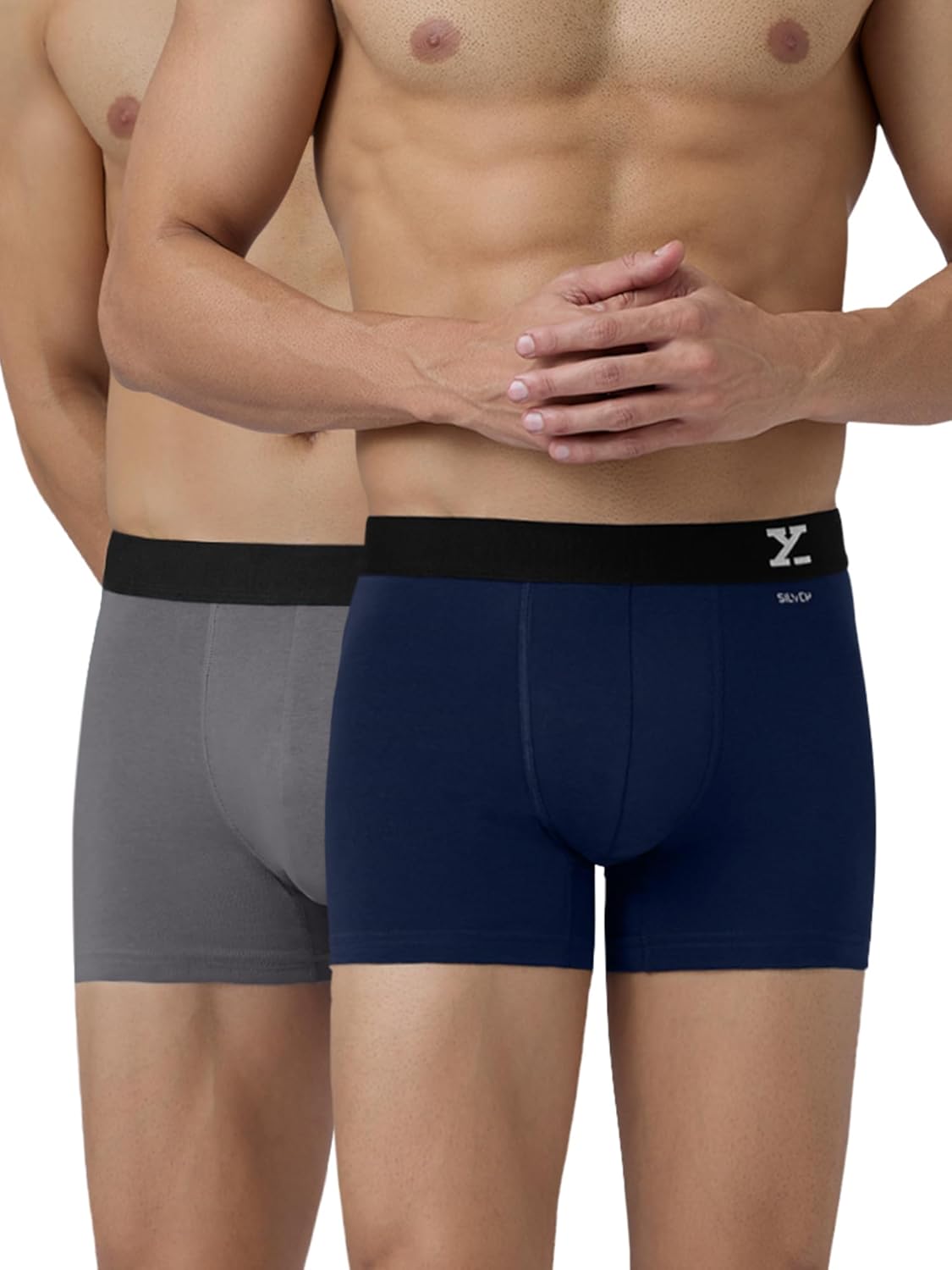 XYXX Men's Aero Super Combed Cotton Regular Fit Solid Antimicrobial Trunks with No Marks Waistband (Pack of 2) - Image 13