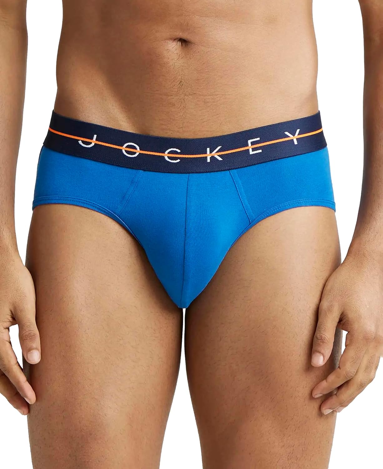 Jockey NY15 Men's Super Combed Cotton Elastane Stretch Solid Brief with Ultrasoft Waistband - Image 5