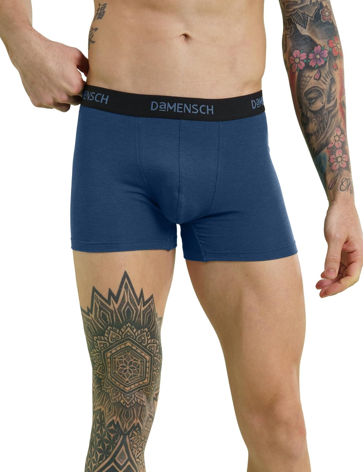 DAMENSCH Men Solid Anti-Odour Peppermint Finish, Ultra Soft with Premium Shine EPP Classic Trunks - Image 11