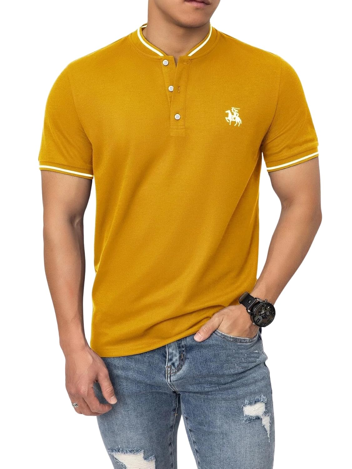 Lymio Polo T Shirt for Men || T Shirt for Man || Collar T Shirt Style Men (Packs Also Available) (Polo-06-10) - Image 14