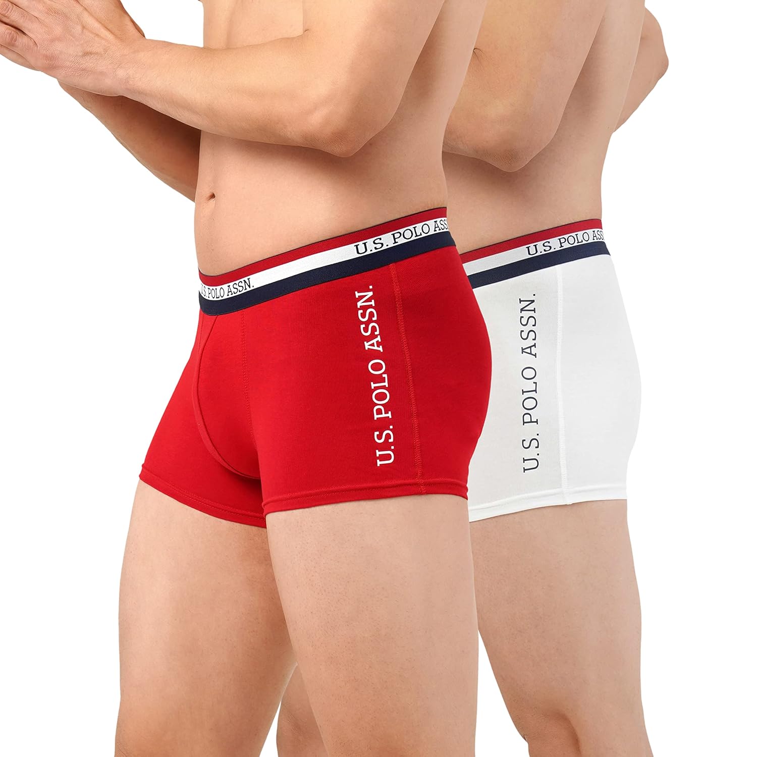 U.S. Polo ASSN. Mens ET002 Anti Microbial Branded Stretch Cotton Underwear Trunk -Pack of 1 - Image 2