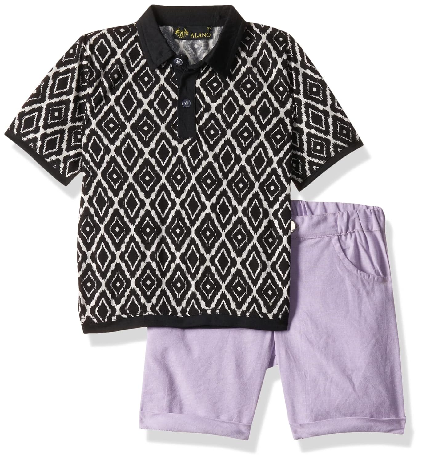 Alano Boy's Half Sleeves T-Shirt & Shorts Summer Coordinated Sets for Boys - Image 8