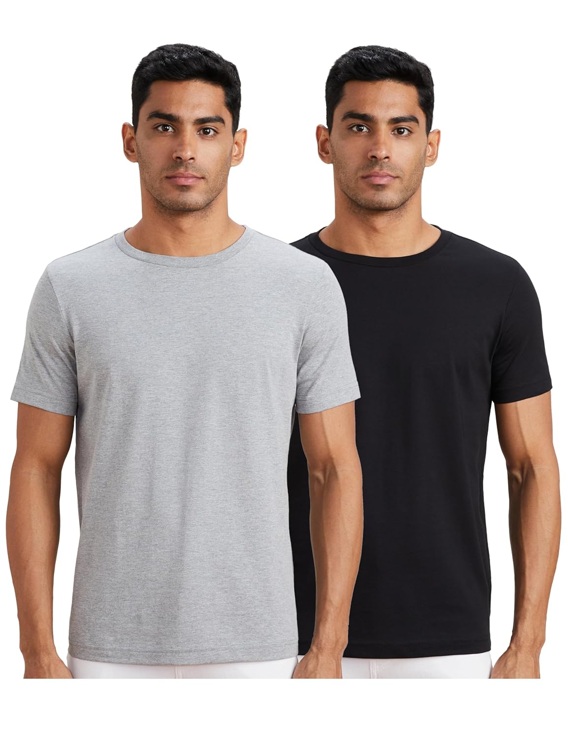 Amazon Brand - Symbol Men Cotton Regular Fit T-Shirt (Pack of 2) - Image 2
