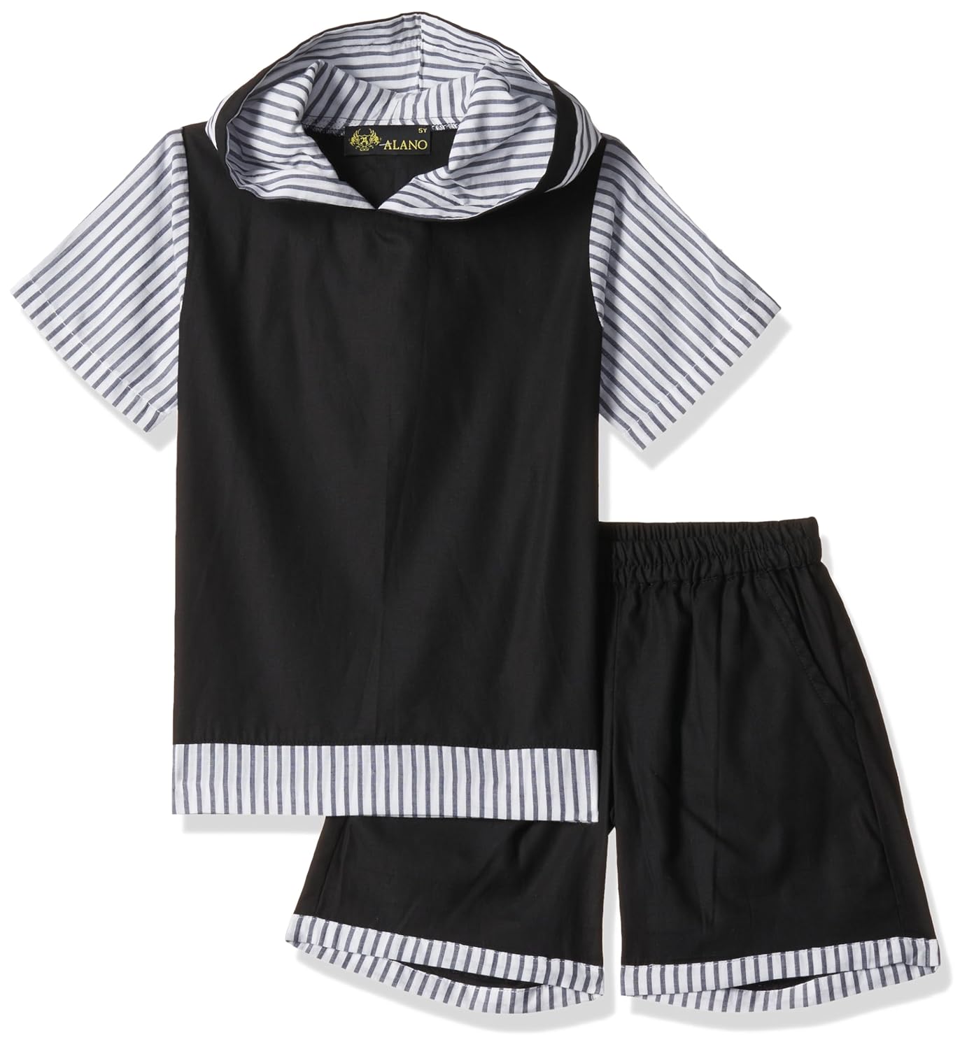 Alano Boy's Half Sleeves T-Shirt & Shorts Summer Coordinated Sets for Boys - Image 6