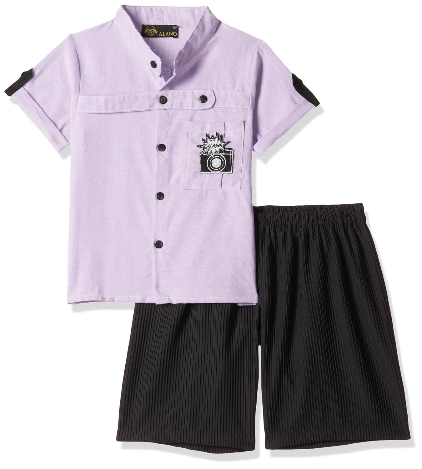 Alano Boy's Half Sleeves T-Shirt & Shorts Summer Coordinated Sets for Boys - Image 15