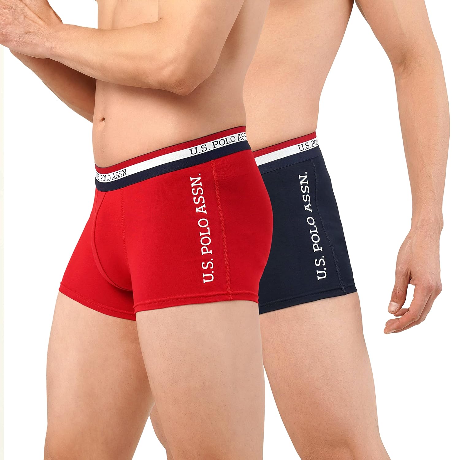 U.S. Polo ASSN. Mens ET002 Anti Microbial Branded Stretch Cotton Underwear Trunk -Pack of 1 - Image 4