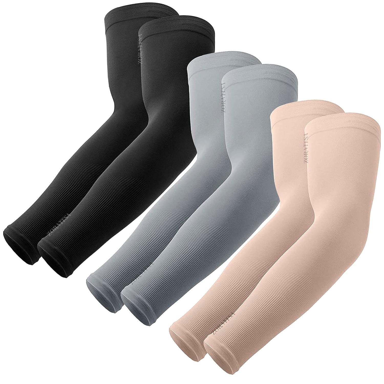 ZORNITSA UV Sun Protection Cooling Arm Sleeve - Running, Cycling, Cricket, Biking, Riding, Sports - Image 8