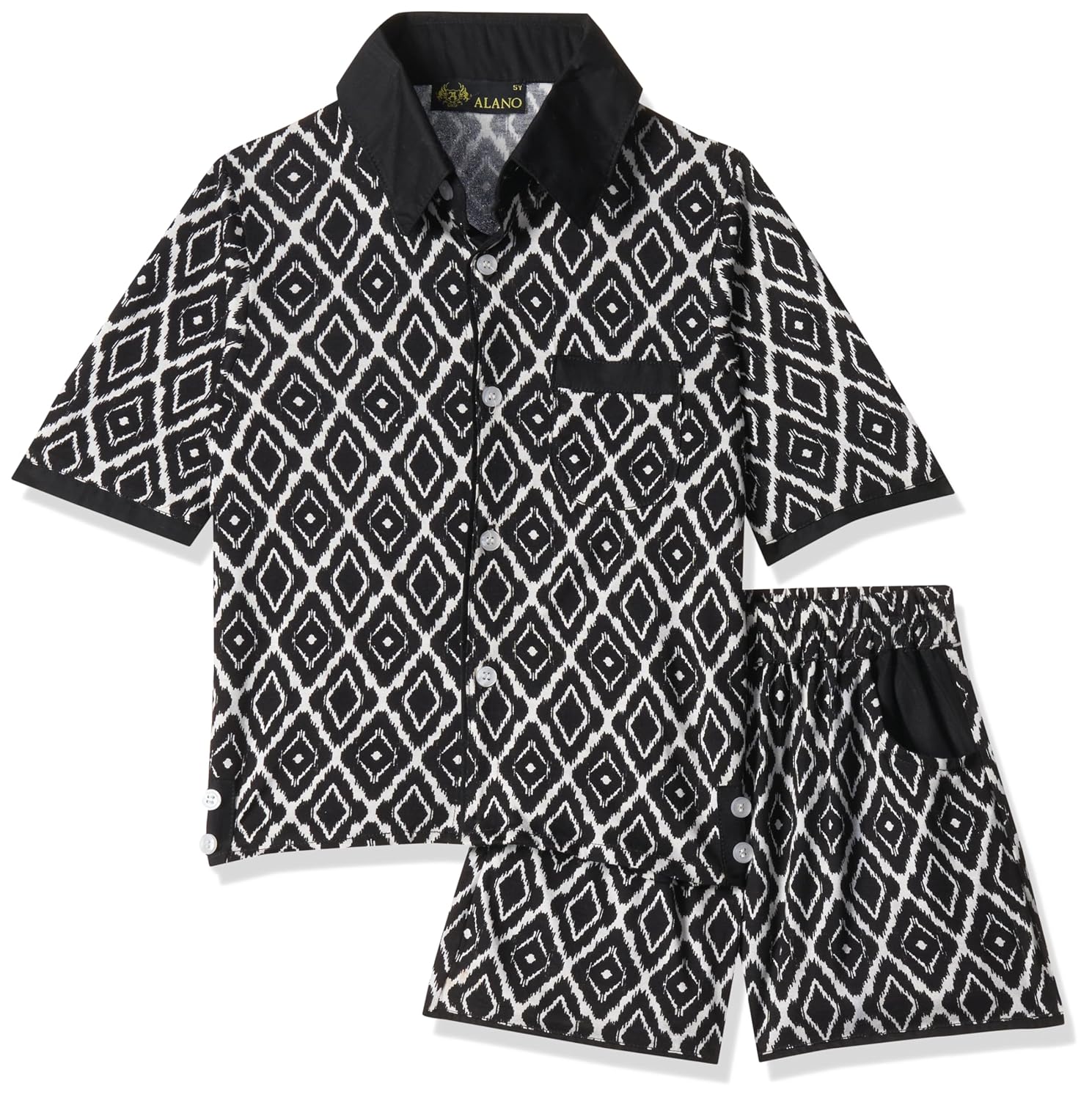 Alano Boy's Half Sleeves T-Shirt & Shorts Summer Coordinated Sets for Boys - Image 4