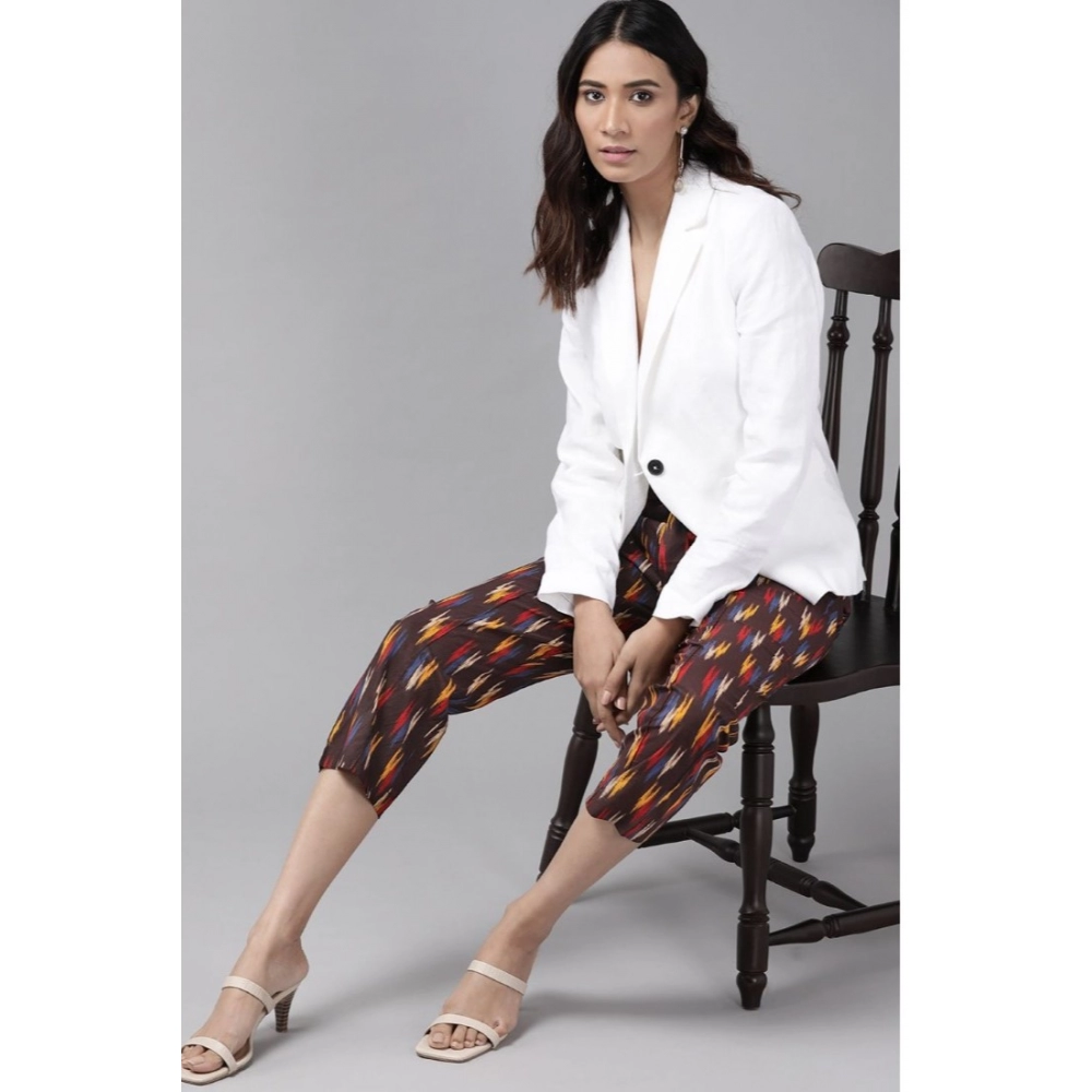 Generic Women's Casual Printed Cotton Trouser Pant (MultiColor) - Image 4
