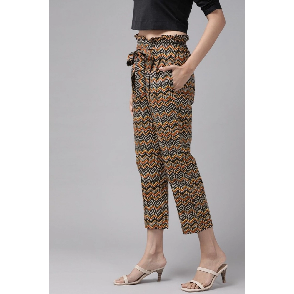 Generic Women's Casual Printed Cotton Trouser Pant (MultiColor) - Image 2
