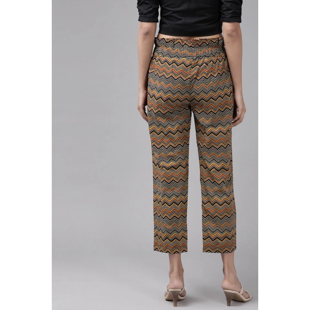 Generic Women's Casual Printed Cotton Trouser Pant (MultiColor) - Image 5