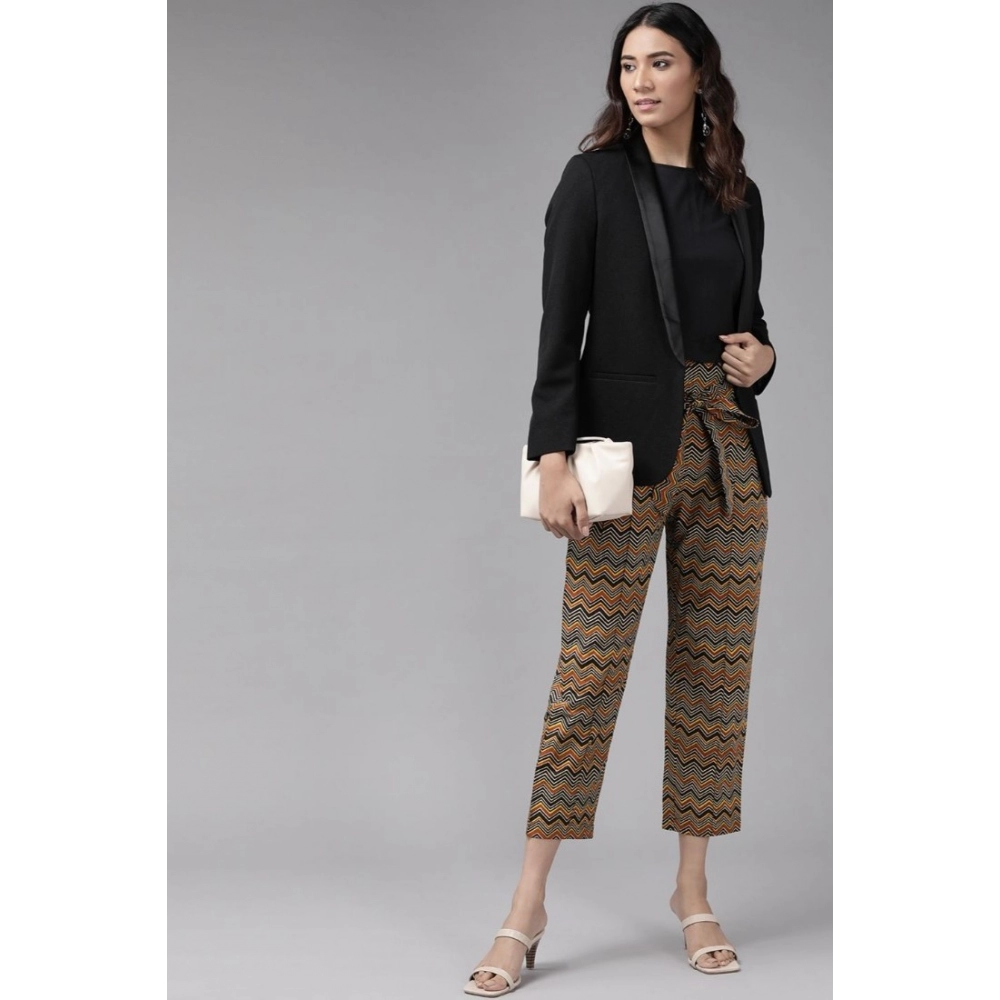 Generic Women's Casual Printed Cotton Trouser Pant (MultiColor) - Image 4