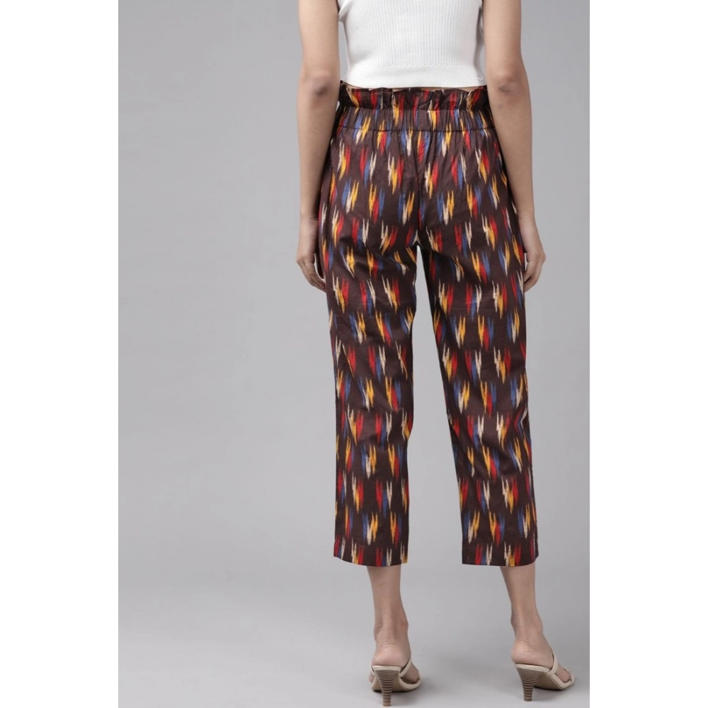 Generic Women's Casual Printed Cotton Trouser Pant (MultiColor) - Image 5